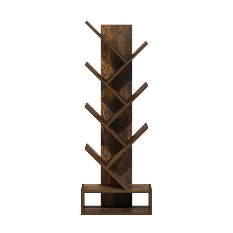 Nickeya Bookcase, Amber Pine