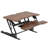 Mount-It 30 in W Height Adjustable Rectangle Standing Desk Converter-95848880