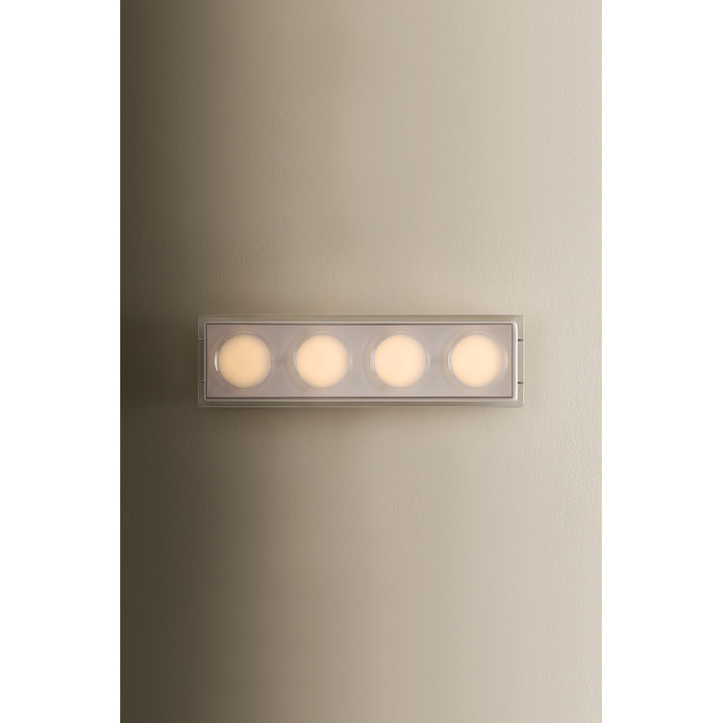 Mars 4 - Light LED Vanity Light, Black Brass, 4 Lights, 13 W