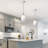 Cowie 1 - Light Gray Teardrop Pendant