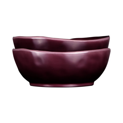 Maya 6" Melamine Irregular Round Bowl