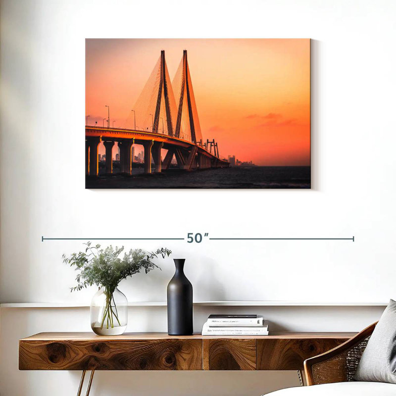 Pont Lilie Bandra-Worli, H 24 po x l 36 po