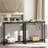 Narrow Industrial Console Table With 2-Tier Shelves, Space-Saving Sofa Table For Entryway, Hallway, And Living Room, Sturdy Metal Frame And Easy Assembly Design