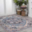 Tapis bleu / beige Huddleston-741043079