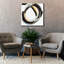  «Coastal Sun 1» par Brittany Evans, art mural sur toile, 37 po x 37 po