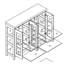 Armoire d'appoint 4 portes