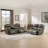2 - Piece Power Reclining Top Grain Leather Living Room Set With USB & 2 Cup Holders On Back Cushions