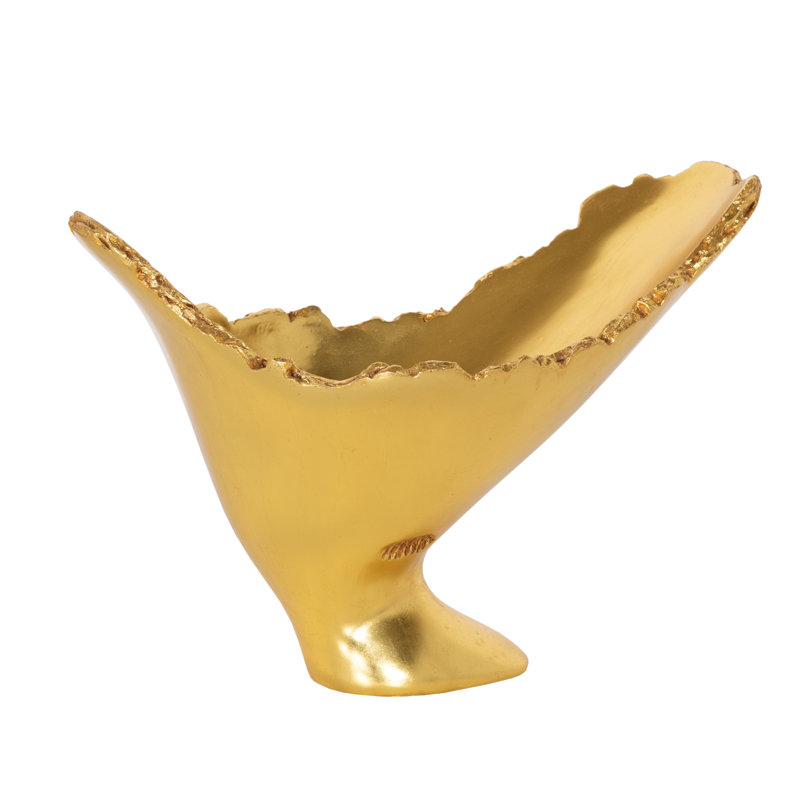 Burled Vase, Gold