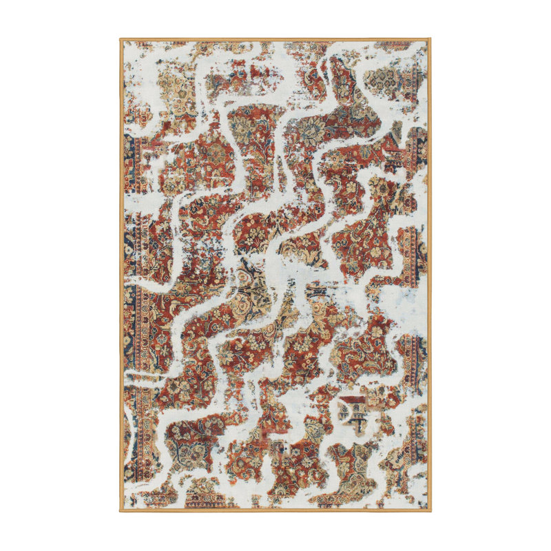 Tapis abstrait moderne 1141, Rectangle 2 pi x 3 pi