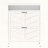 White Metal Shoe Cabinet with Flip Drawers