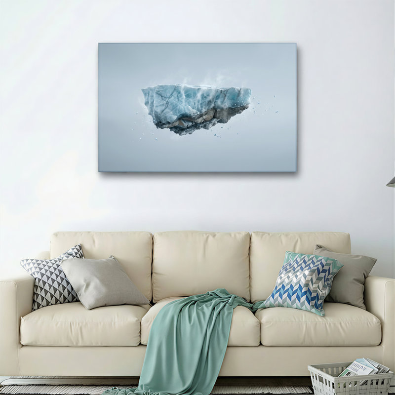 «Iceberg Float», reproduction d'art sur toile, ensemble de 1, 18"H x 24"W, Toile tendue