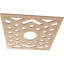 Médaillon de plafond en bois à chevrons 28 pi x P 7 1/4 po x P 1/4 po-63412032-63412055