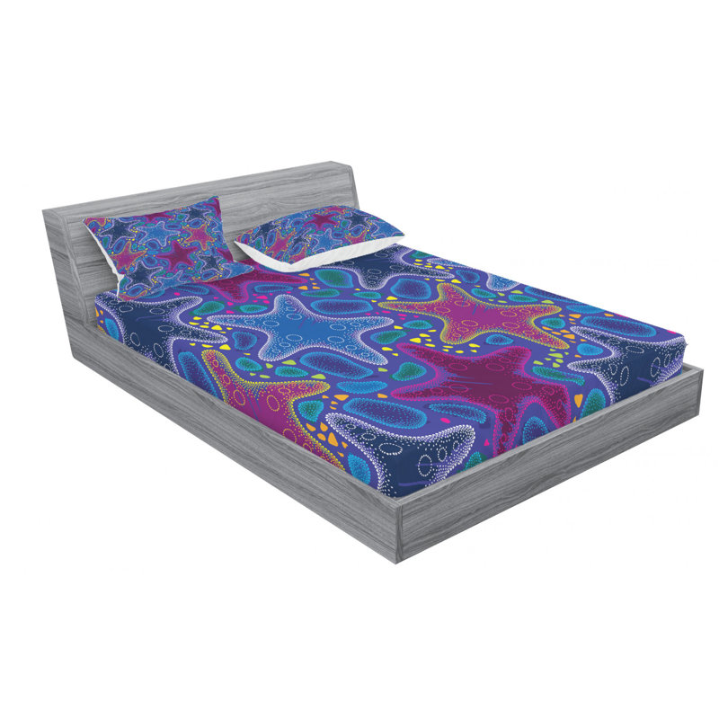 Microfiber Sheet Set, Queen Sheet Set with Fitted Sheet