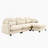Modular Sectional L Shaped Couch With Ottoman, Featuring Premium Chenille Fabric, Tufted Cushion Backrest, Ergonomic Design And Easy Installation-1532519080