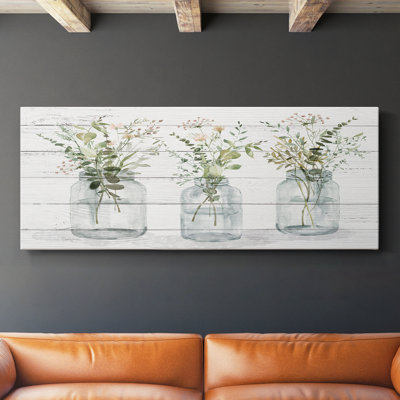 Bottled Greenery- Gallery Wrapped Canvas -Ready to Hang