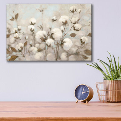 «Cotton Field Neutral» par Julia Purinton, art mural en verre acrylique