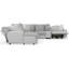 Canapé modulaire inclinable électrique en U Ziera-97582790