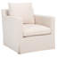 Fauteuil pivotant rembourré Kadidra