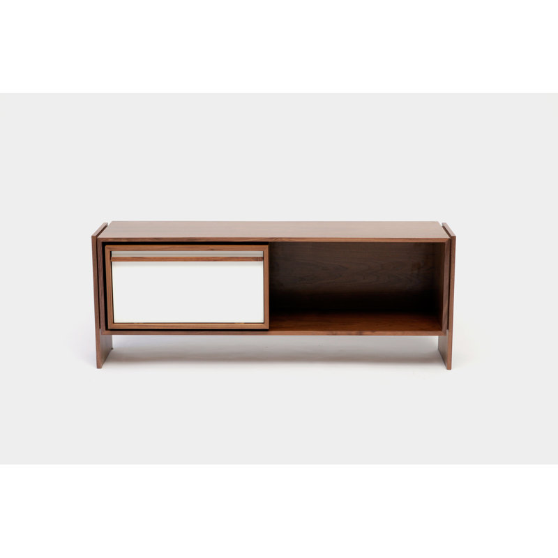 Low Units Media Console, White