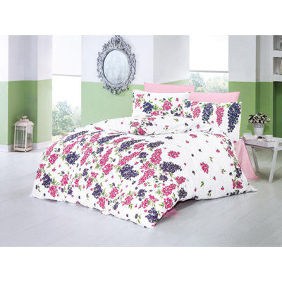 Floral Duvet Cover Set with Pillowcases