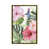 Toile avec cadre or