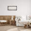 "You Are Home Now Weathered Chic Brown Grain", art mural sur toile flottante par Daphne Polselli-608684455-608684448