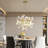 10-Light Dimmable LED Ceramic Chandelier