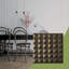 L 19 5/8 po x H 19 5/8 po Panneau mural décoratif 3D EnduraWall Damon, bronze foncé métallique (couvre 2,67 pieds carrés)-123529302