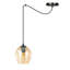 Cadfan 1 - Light Black Single Pendant-1926482477