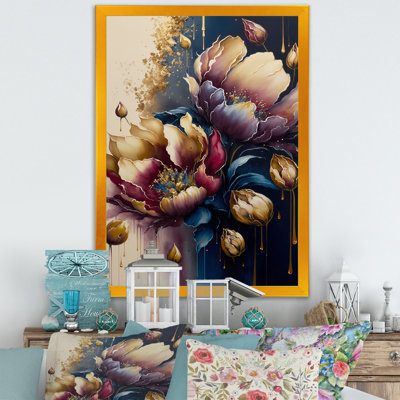 Birchley Night Shade Tulip Design III - reproduction sur toile