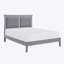 Mobilier de chambre à coucher en bois avec panneau à finition classique 1pc-107202557-107202551