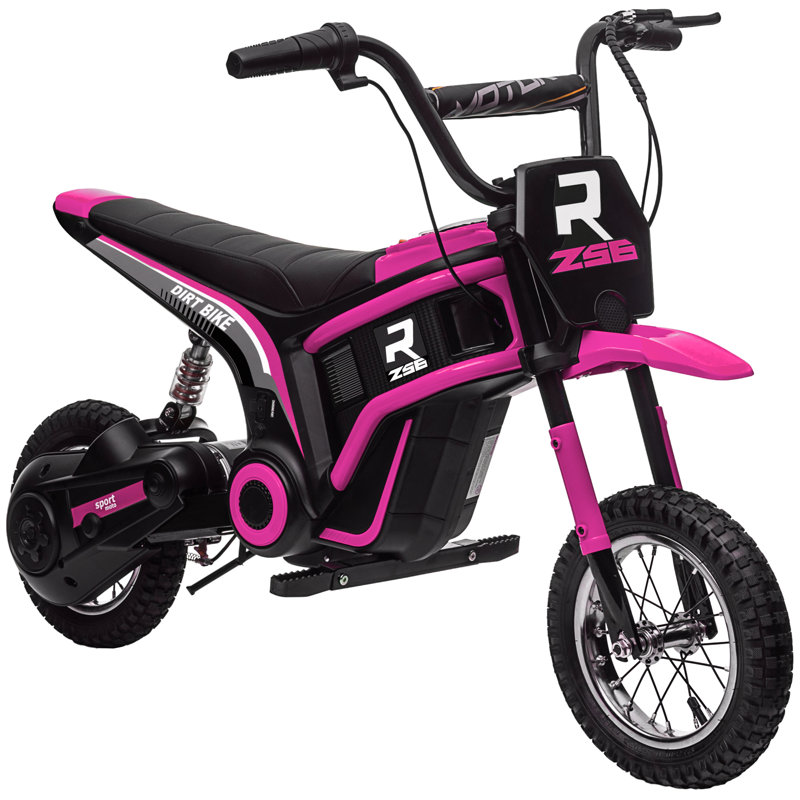 HOMCOM Battery Powered Ride On, Pink