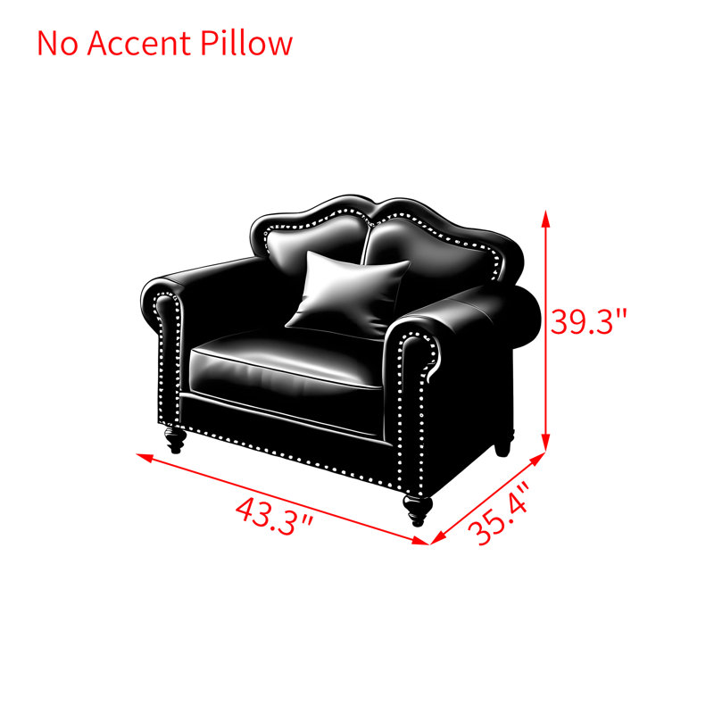 American-style light luxury leather sofa
