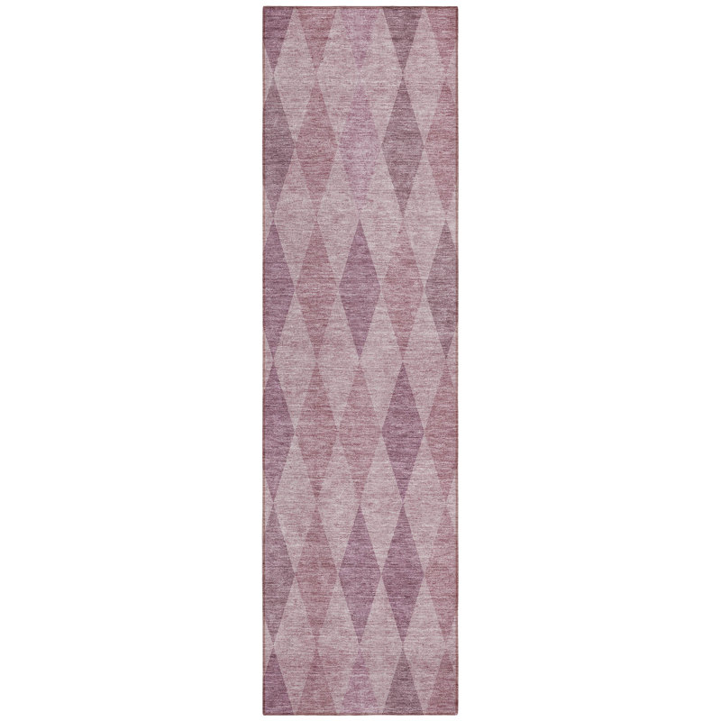 Clintonville Geometric Indoor / Outdoor Rug, Runner 2'3" x 7'6"