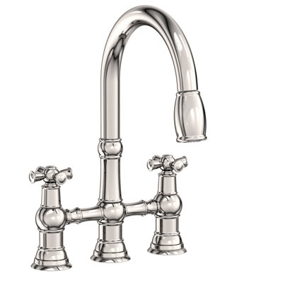 Jacobean Pull Down Kitchen Bridge Faucet