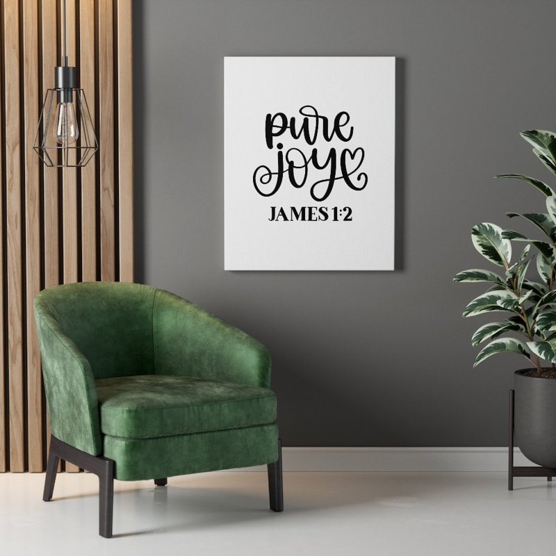 Pure Joy - Wrapped Canvas Print, 14" H x 11" W