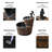 Thalweg Outdoor Wood Metal Weather Resistant Floor Fountain