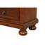 Commode 7 tiroirs avec boutons ronds et pieds en chignon