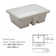 Myhomekeepers 14'' White Ceramic Rectangular Bathroom Sink