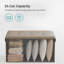 Banc de rangement avec repose-pieds 30 pouces-1304542050