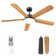 Ceiling Fans With Lights And Remote Control, 6 Speeds, Reversible Dc Motor, Quick-fit System, Dimmable Led For Bedroom Living Room Indoor Outdoor
