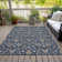 Machine Washable Indoor/Outdoor Husby ACN2192 Global Rug
