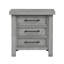 Armoire de chevet transitionnelle 3 pièces