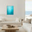 Coastal Retreat Underwater Clouds X by  - Floater Frame Print on Canvas-51154640-128916215-128918129