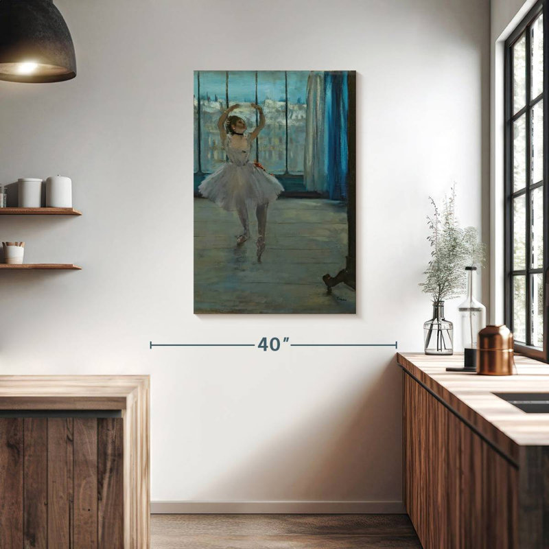 Dancer Posing For A Photographer, H 39 po x l 26 po