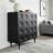Simple Household Black Accent Cabinet