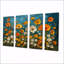 Jaune jaune blanc Summer Meadow Marigolds II - ensemble d'art sur toile souci-2073511865