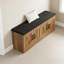 Banc de rangement avec siège rembourré