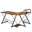 L-Shaped Metal Base Computer Desk-1007645685