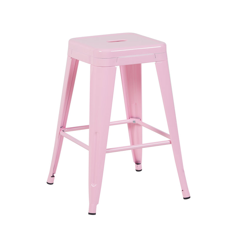 Counter Height Stool, Pink, 2